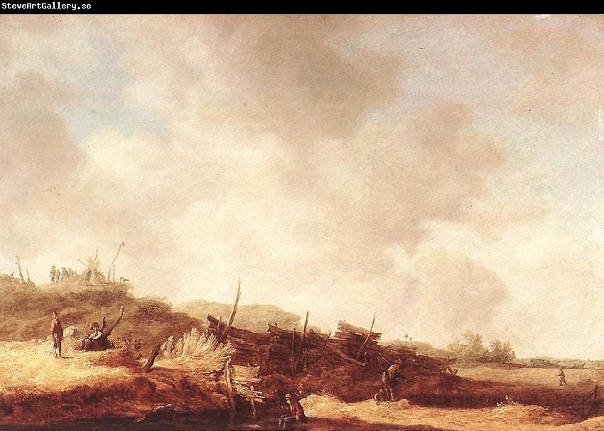 GOYEN, Jan van Landscape with Dunes dxg